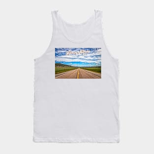 Wyoming Highway 487 near Casper Mountain Tank Top